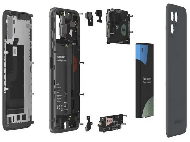 New in Open Box Fairphone 4 5G FP4 6+128GB Gray 48MP 6.3