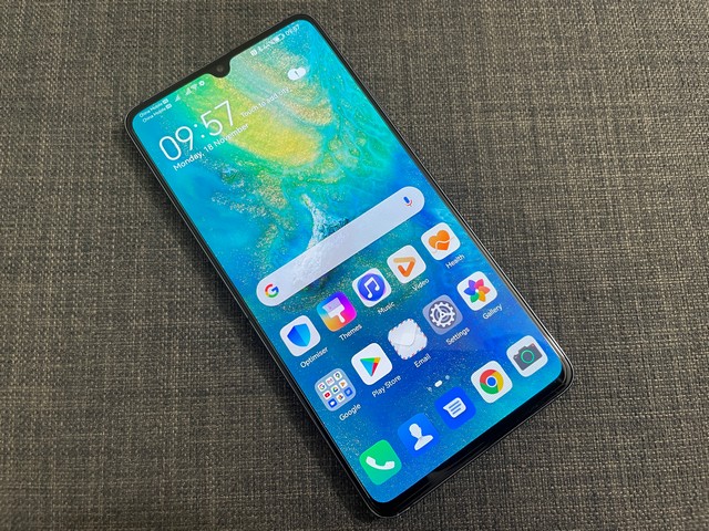 Used Huawei Mate 20 X 5G EVR-N29 Blue 8+256GB 40MP 7.2