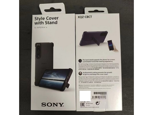 New Original Sony XQZ-CBCT Black Style Cover w/t Stand Case