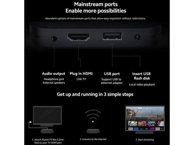 その他 Xiaomi Box 4K (2nd Gen) Xiaomi TV Box S 2nd Gen Review | 4K Google TV Streaming Box